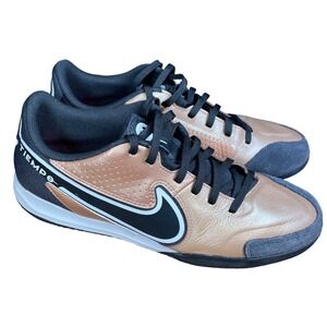 Nike Tiempo Legend 9 Academy IC Indoor Soccer Shoe Copper Black DA119-810 Mens 7